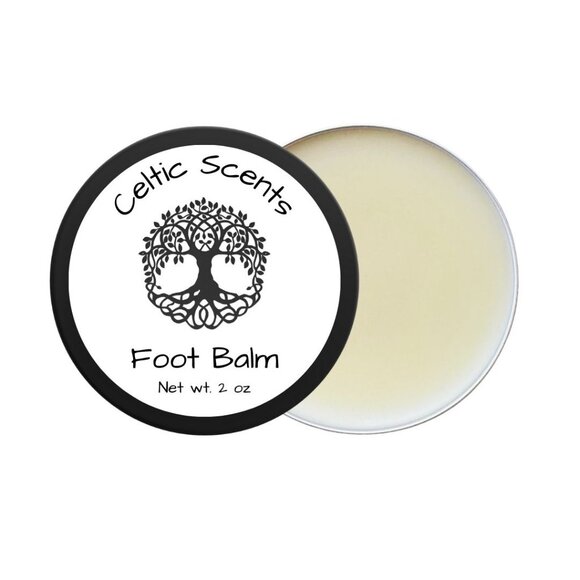 Foot Balm 2 oz Handmade, Moisturize and Sooth Feet, Tin Container (64 Scents) - Picture 1 of 4